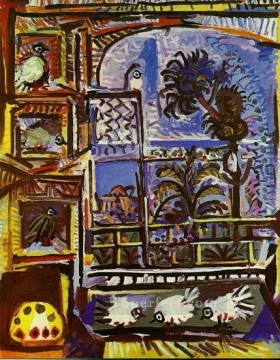 El taller de las palomas IIII 1957 Pablo Picasso Pinturas al óleo